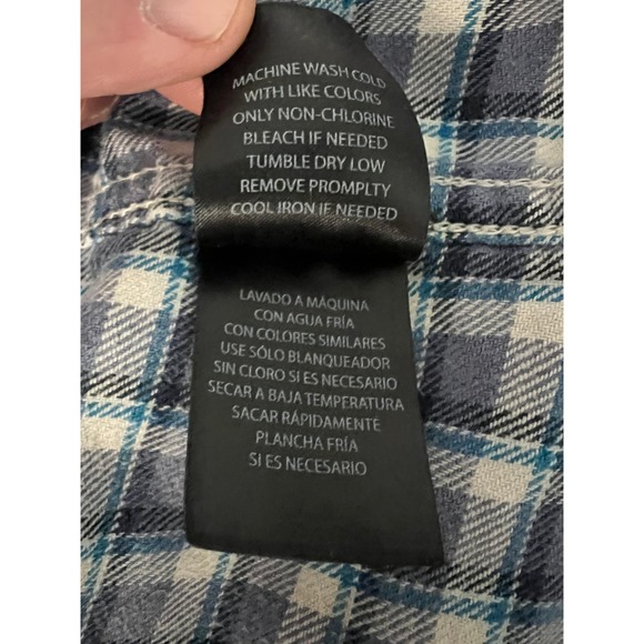 Hawx Work Gear Short Sleeve Checked Button Down, Size XLT - Picture 5 of 6